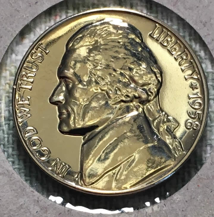 1956-&-1958-Jefferson-Nickel-Proofs