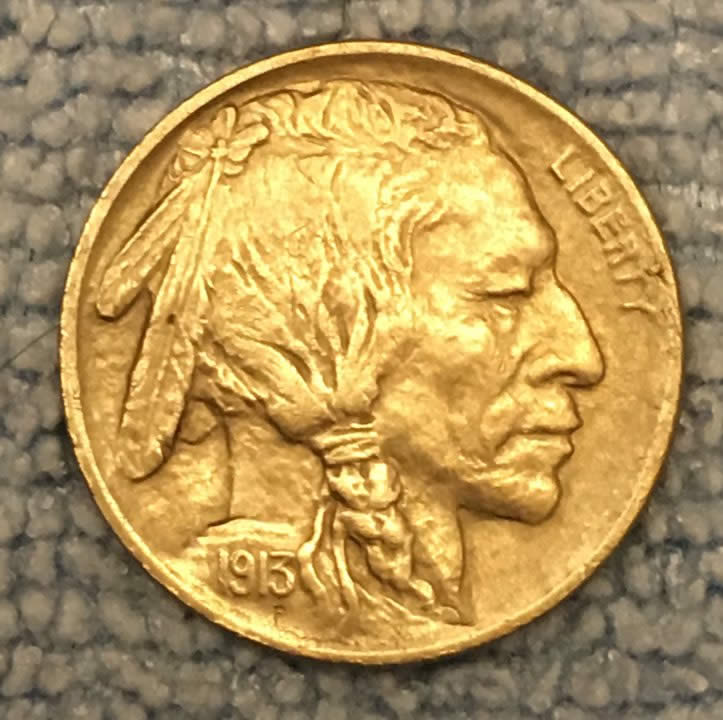 1913-Buffalo-Nickel-Type-1