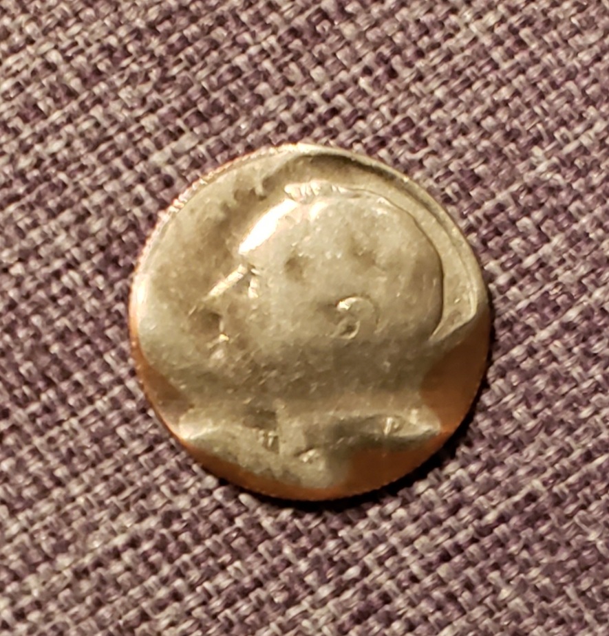 Interesting-Defaced-Dime-Find