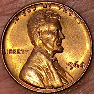 1964-Lincoln-Cent-For-Grading