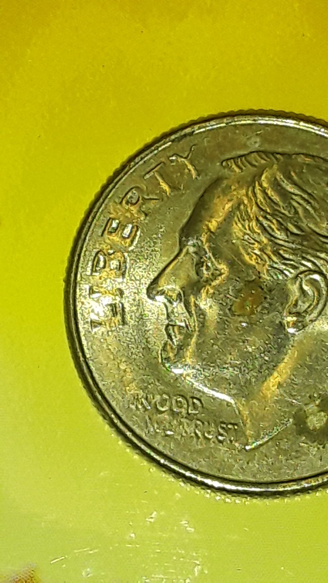 1995-P-Dime-Odd-Damage-Or-?