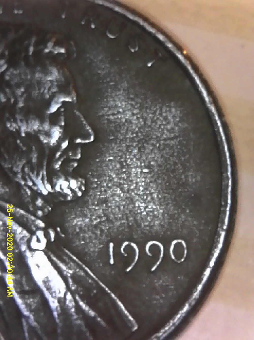 1990-P-Lincoln-Memorial-Cent-Wrong-Planchet-Or-Phd?