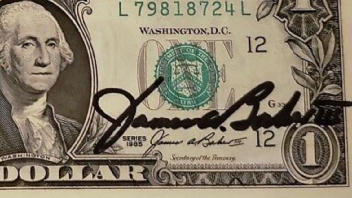 $1-FRN-Bank-Note-Dual-Courtesy-Autograph