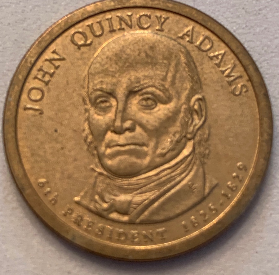 John-Adams-S-Presidential-Dollar,-2-Different-Finishes.mat-Obv,-Shiny-Rev.-Missing-Clad?-Help?