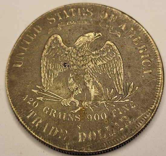 1873-S-Trade-Dollar-With-Broken-Die-If-It's-Real