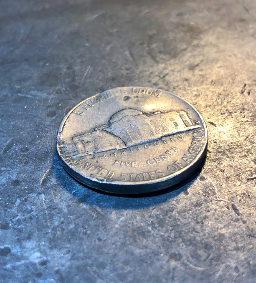 1954-D-Nickel-Mis-Strike/Error-?