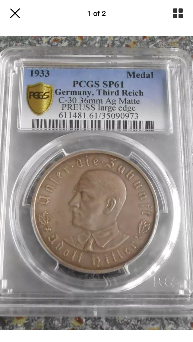 Extremely-Rare-Adolf-Hitler-Sa-Brownshirt-Party-Member-Silver-Medal