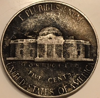 1954-D-Jefferson-Nickel-With-An-Anomoly.
