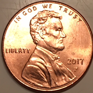 2017-P-Lincoln-Cent.-Die-Gouge-On-The-Top-And-Side-Of-The-Shield?