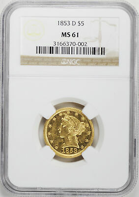 Prooflike-Southern-Gold-1853-D-Half-Eagle