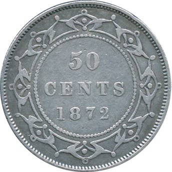 1873-Newfoundland-50-Cent-~-Closed-C-In-Cents