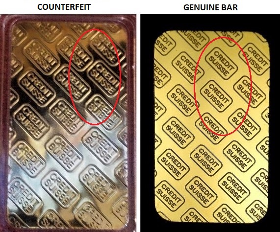 Counterfeit-1-Oz.-Gold-Credit-Suisse-Bar