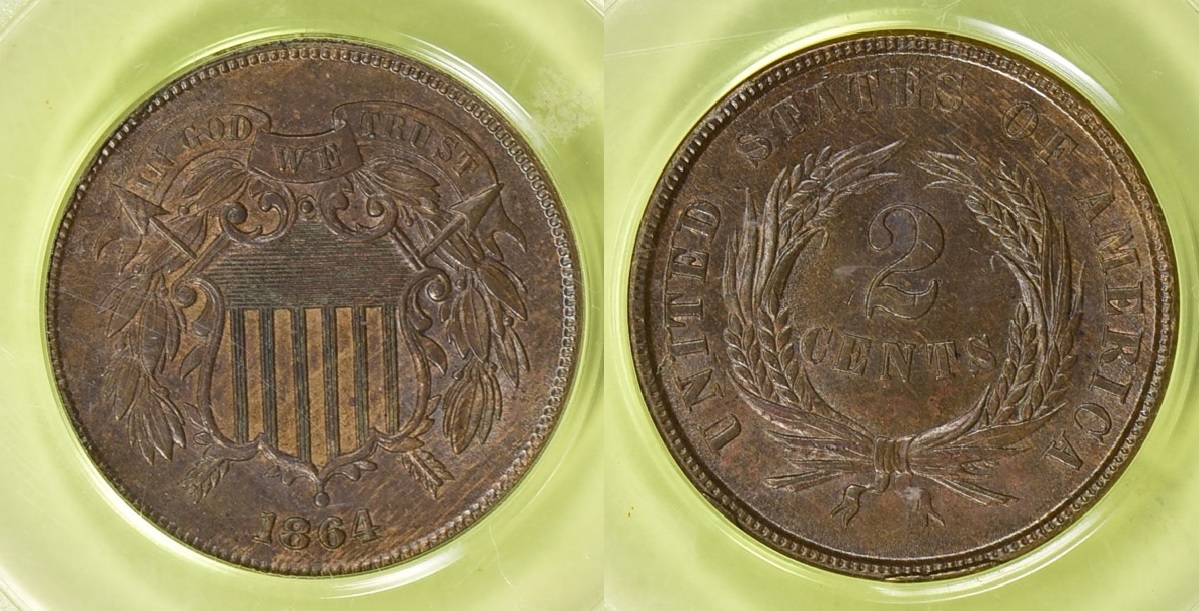 1864-2-Cent-Lm-For-Grading