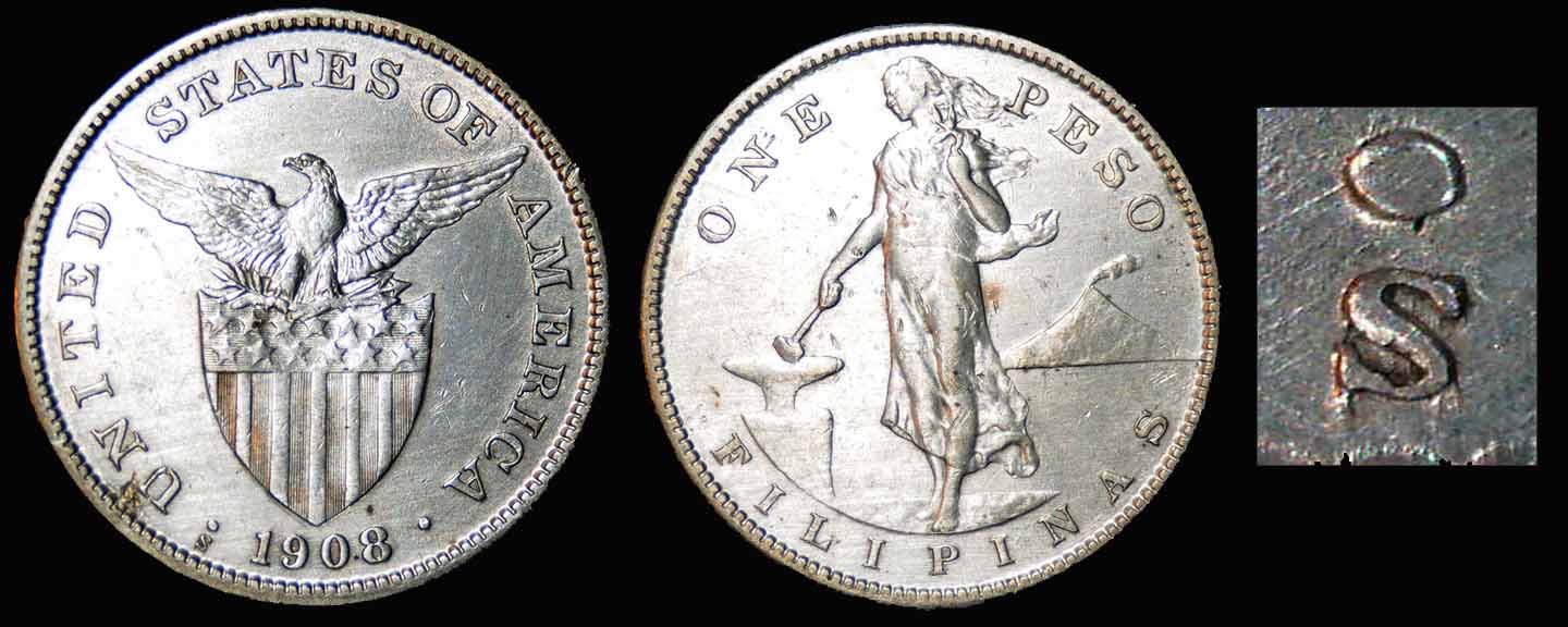 US-Philippines-1908-S-Peso-S-Over-S-Question