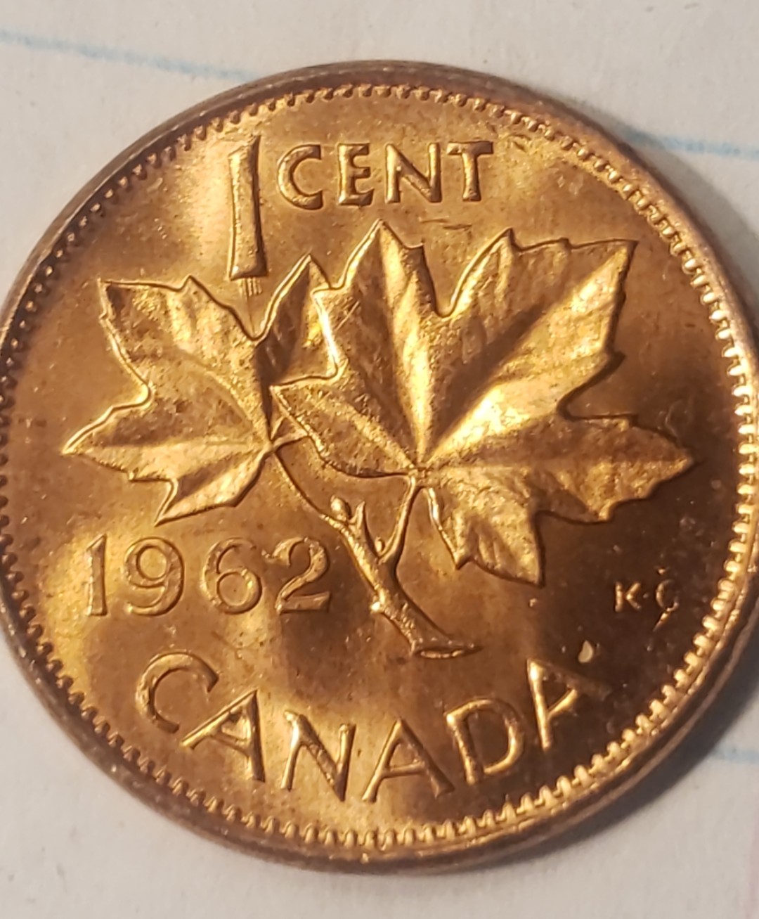 1962-Harp-Penny,-Found-In--Same-Bag-As-1965-I-Just-Posted.