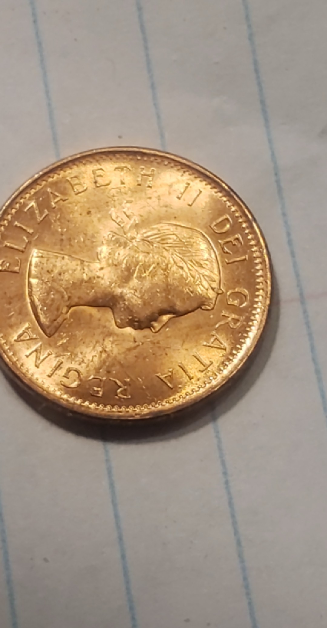 1962-Harp-Penny,-Found-In--Same-Bag-As-1965-I-Just-Posted.