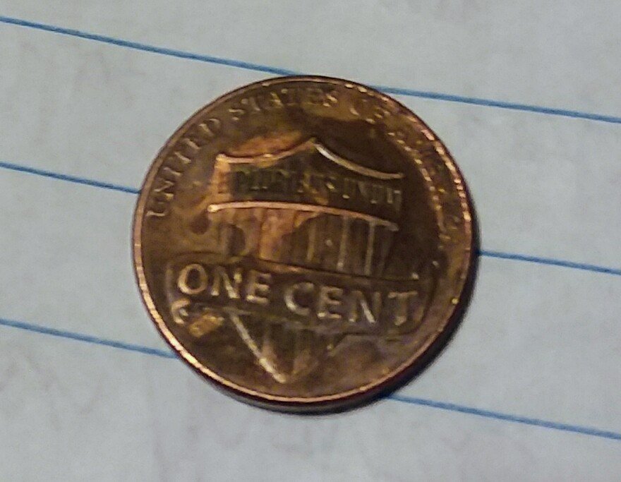 2015-Modern-Lincoln-Penny,-Unsure-Of-Mint,-Has-Image-Overlay-Of-Bear