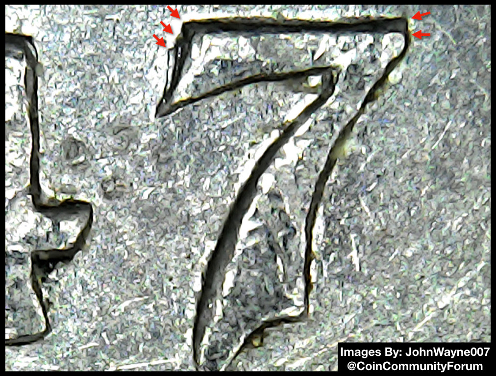 1947-Nickel-With-Re-Punched-7-Not-Just-Once,-But-Three-Times?