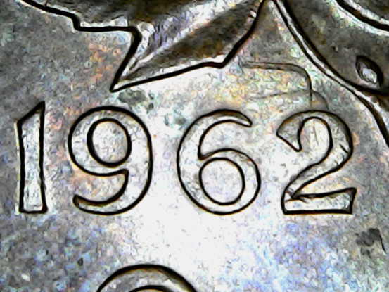 Canada-Cents1961,1962,1963-Hanging