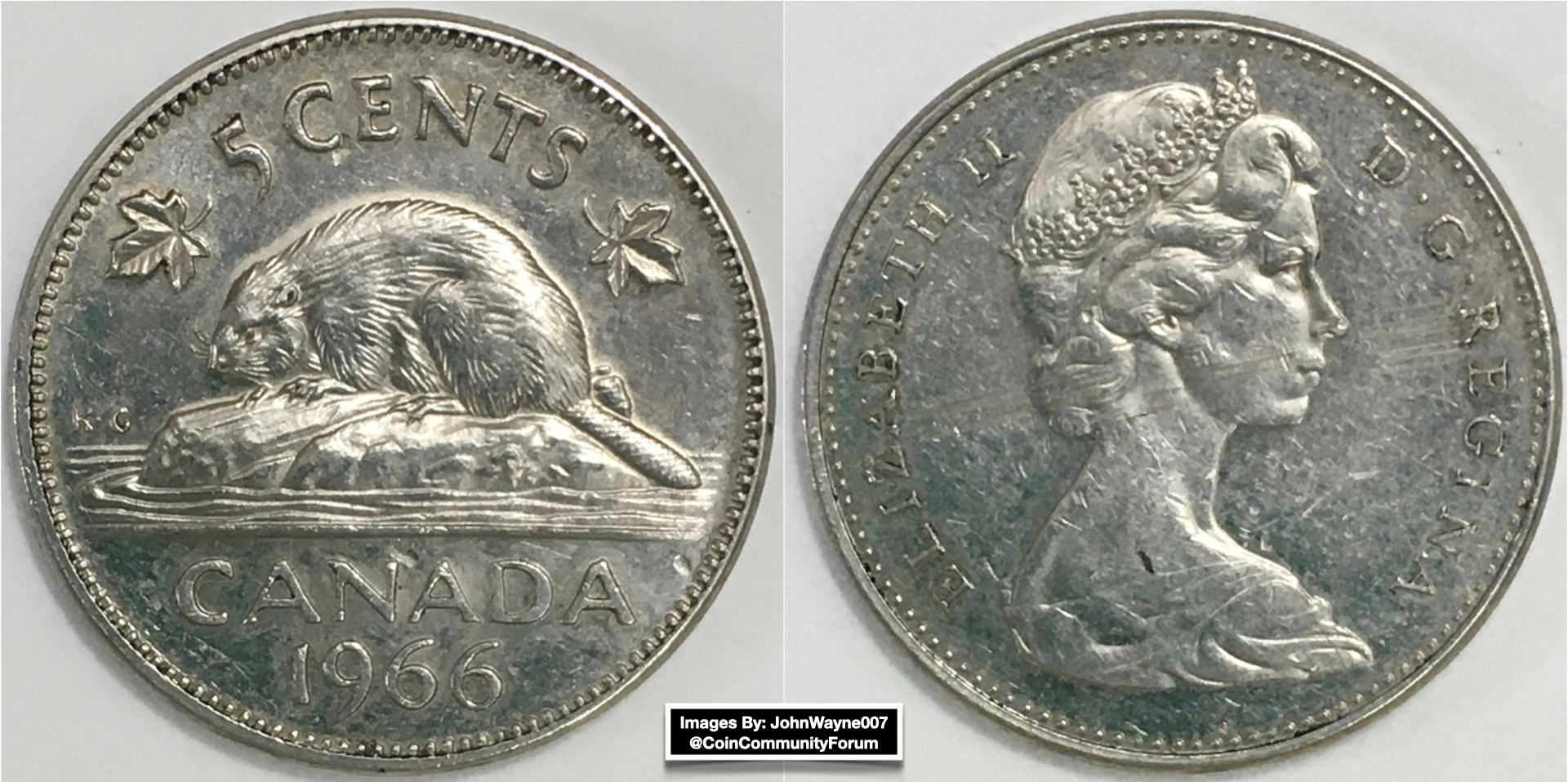 1966-SMS-5-Cent-DDR-And-1966-Circulated-5-Cent-DDR-With-