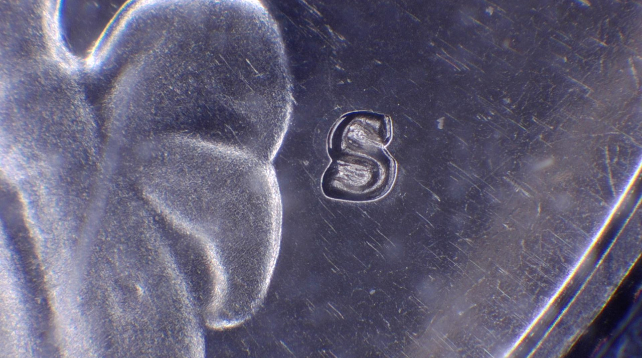 1970-S-Proof-Quarter,-Ghost-Mint-Mark-Beside-S