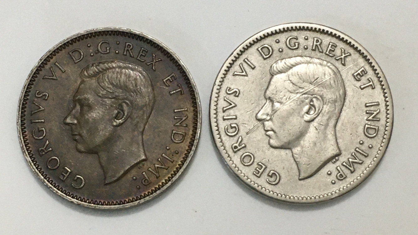 Brown-1940-5-Cent-Nickel,-Artificial-Toning,-Or-Something-Else?