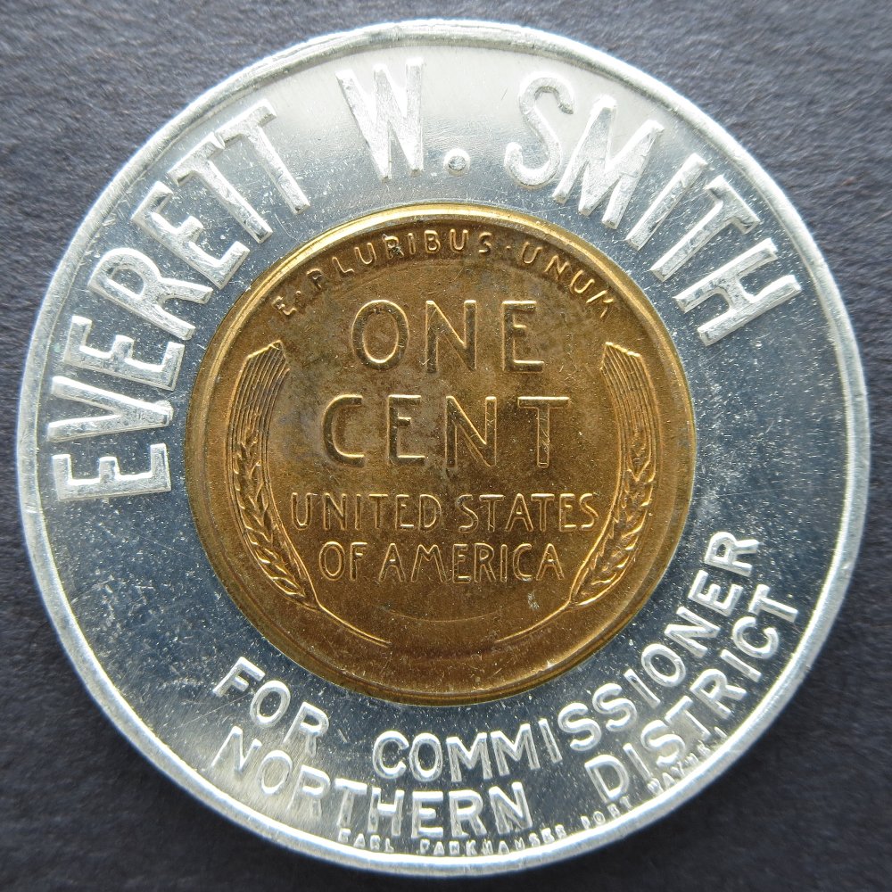 1957-D-Wheat-Cent-That-Was-Converted-Into-A-Political-Ad