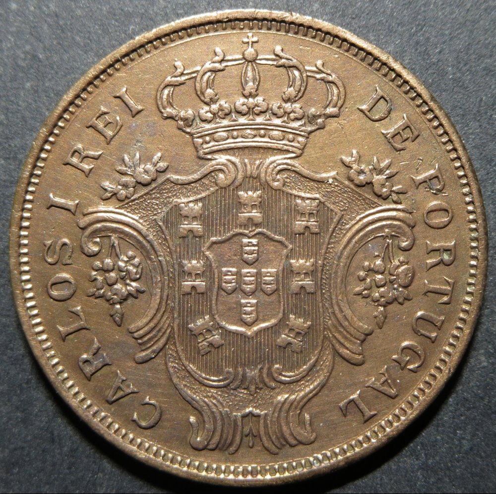 Azore-5-Reis-1901,-Was-This-Coin-Cleaned?