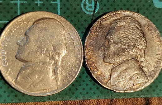 Is-This-1995-D-Nickel-On-The-Right-A-Black-Beauty-Or-Just-Dirty?