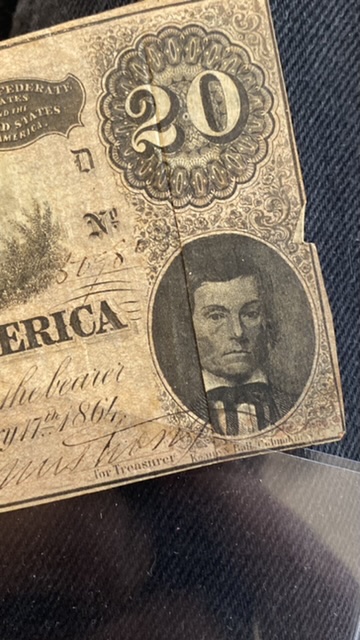 1864-Confederate-Banknotes-With-Hand-Written-Letter-From-FDR