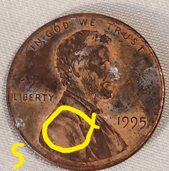 1995-Lincoln-Cent-With-Lettering-Along-Rim