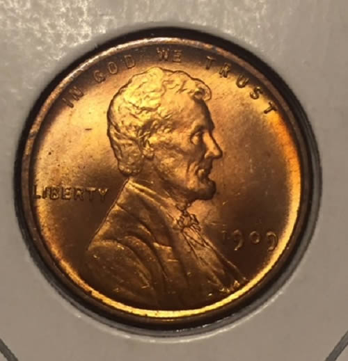 1909-VDB-Lincoln-Wheat-Cent-#2-Please-Grade!