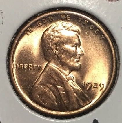 1929-Lincoln-Wheat-Cent-For-Grading