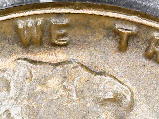1954-S-Penny-Die-Break/-Date-Error