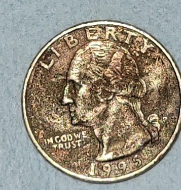 This-1995-Coin-Is-Black-And-Two-Toned?-Error-On-Hair?