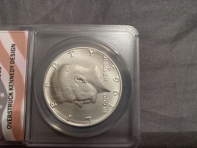 1963-Daniel-Carr-O/S-Kennedy-Design-Concept-Silver-Dollar