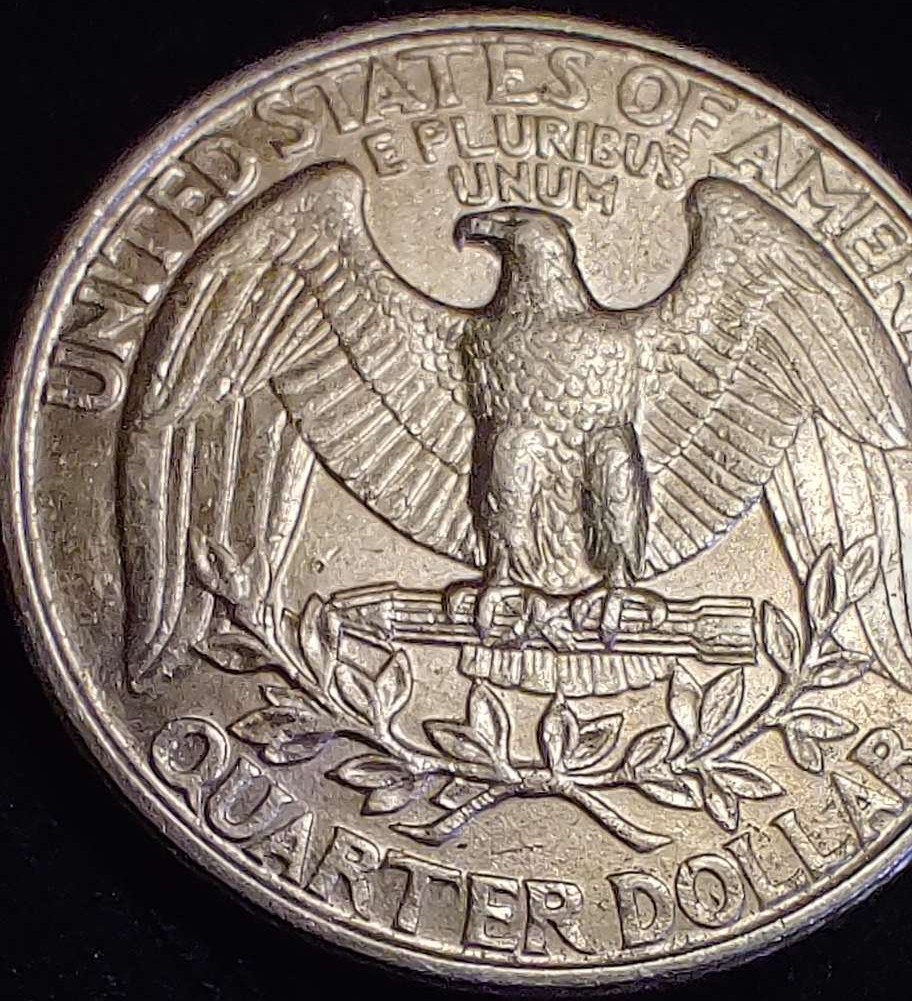 1995-D-Washington-Quarter-W/Flat-Bust-On-Obverse