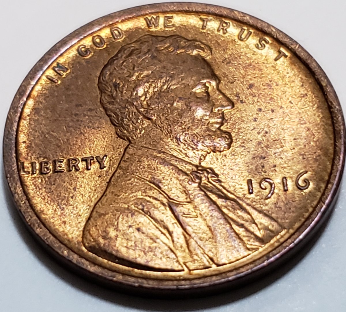 1916-Lincoln-Cent,-Grade-It.
