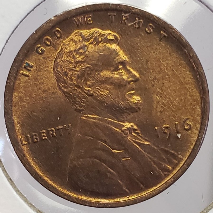 1916-Lincoln-Cent,-Grade-It.