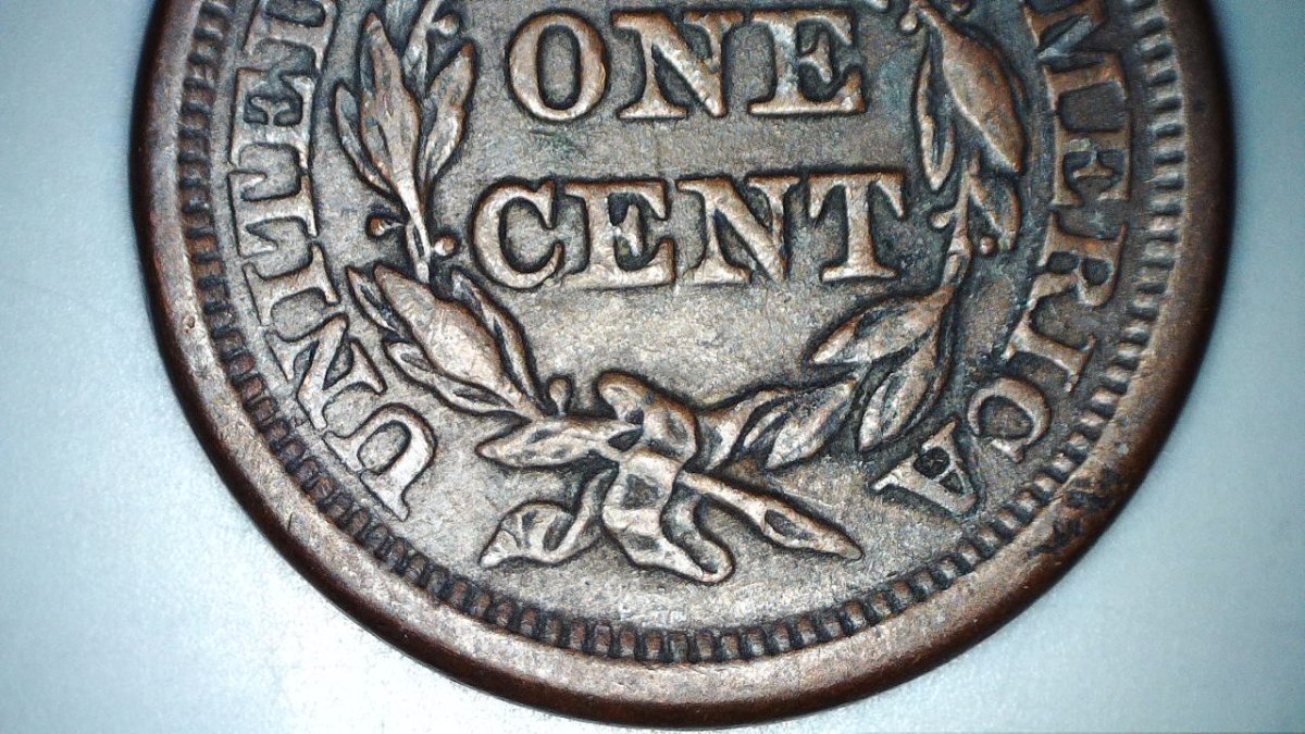 1856-Braided-Hair-Cent,-Grade