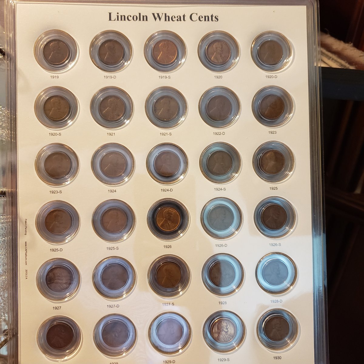 CAPS-Album,-Lincoln-Wheat-Cents.