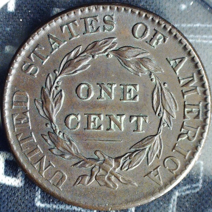 1824-Coronet-Head,-Large-Cent