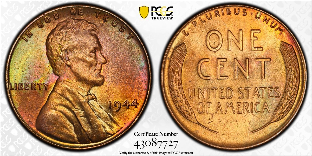 1944-Lincoln-Cent,-For-Grading