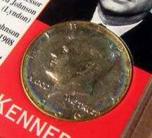 Rainbow-Toning-On-Kennedy-Half-Dollar-From-