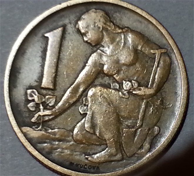 1964-Czech-One-Krona