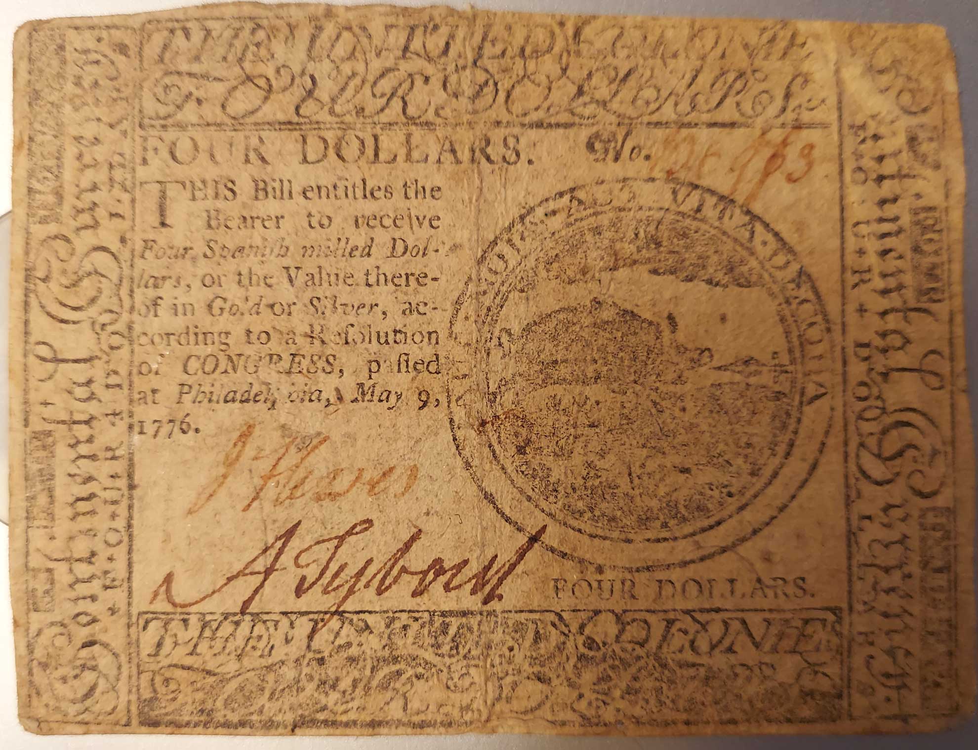 Grading-Advice-Sought-On-A-Very-Old-US-Make-That-U.c.-Four-Dollar-Note