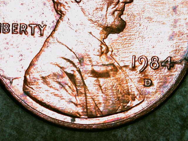 1984-D-Lincoln-Cent---Die-Crack-Or-Damage?