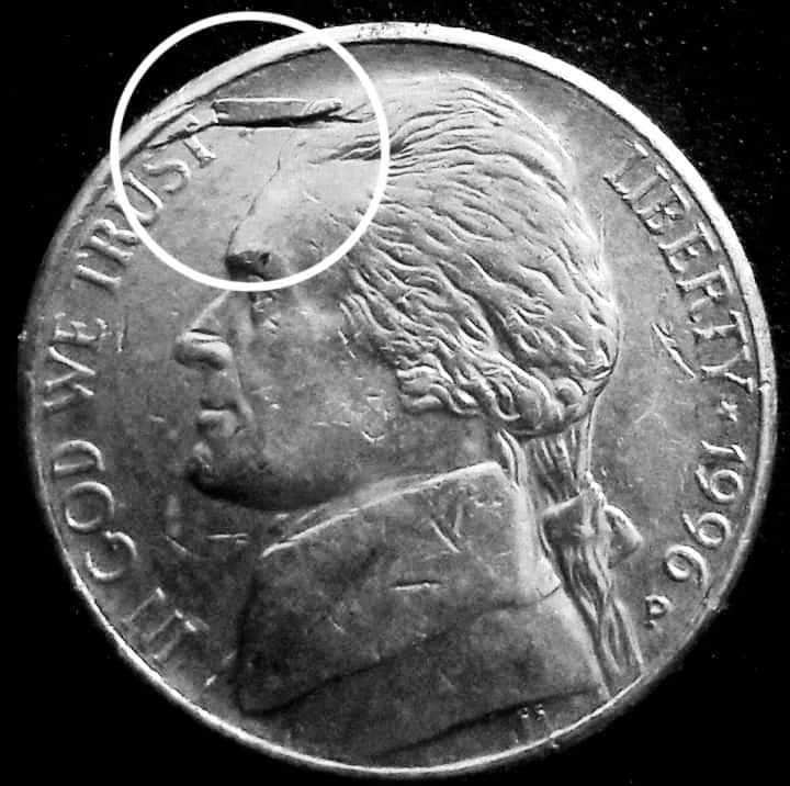 1996-P-Jefferson-Nickel.--Neat-Anomily-To-Discuss