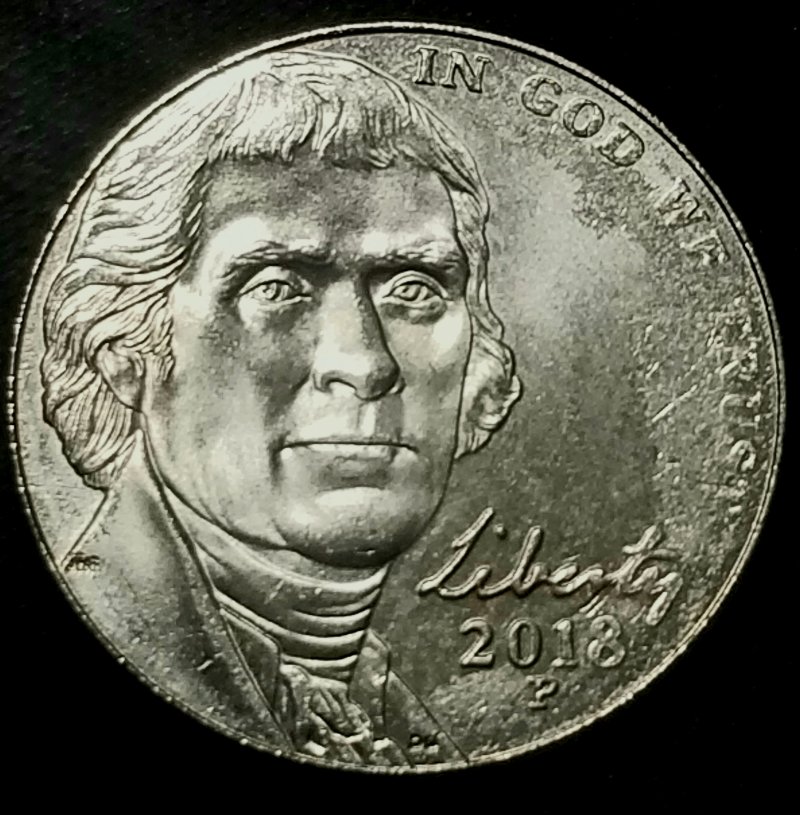 2018-P-Jefferson-Nickel-Strike-Thru-Grease-REV-And-Obv
