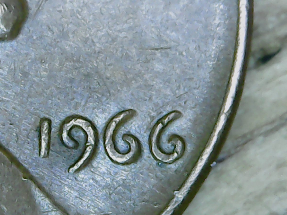 1966-Lincoln-Cent-Error?